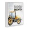 Stupell Industries Build Your Dreams Phrase Framed Giclee Wall Art Design by Kim Allen